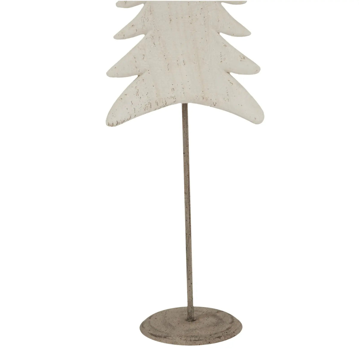 Large Whitewashed Tall Tree On Stand