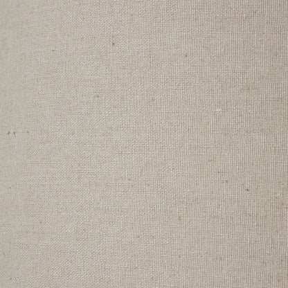 Ochre Carved Textured Table Lamp With Linen Shade