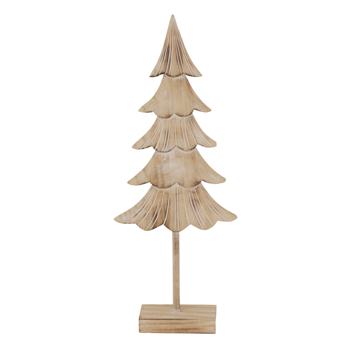 Medium Rustic Fir Tree On Stand