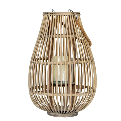 Medium Ellipse Lantern With Glass Holder