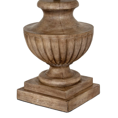 Marbelle Table Lamp With Edged Linen Shade