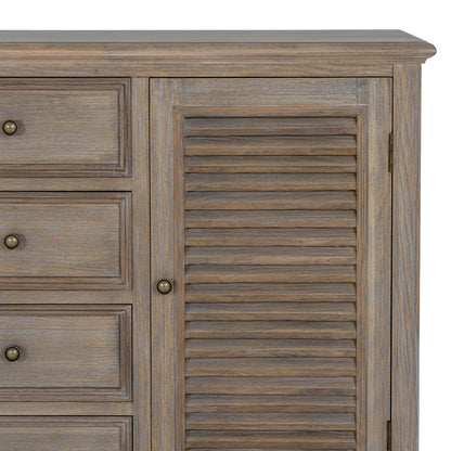 Delphine Large Dresser Base with 2 Doors & 4 Drawers .