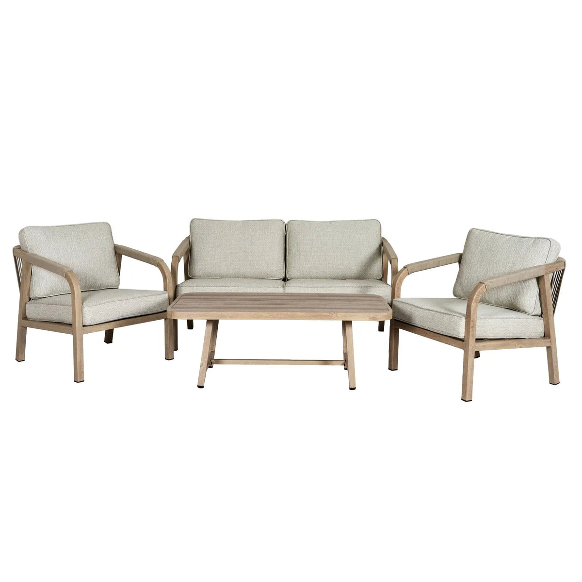 Harlow Collection Outdoor 4 Seater Lounge Set