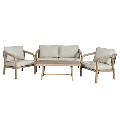Harlow Collection Outdoor 4 Seater Lounge Set