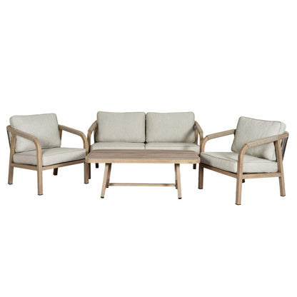 Harlow Collection Outdoor 4 Seater Lounge Set