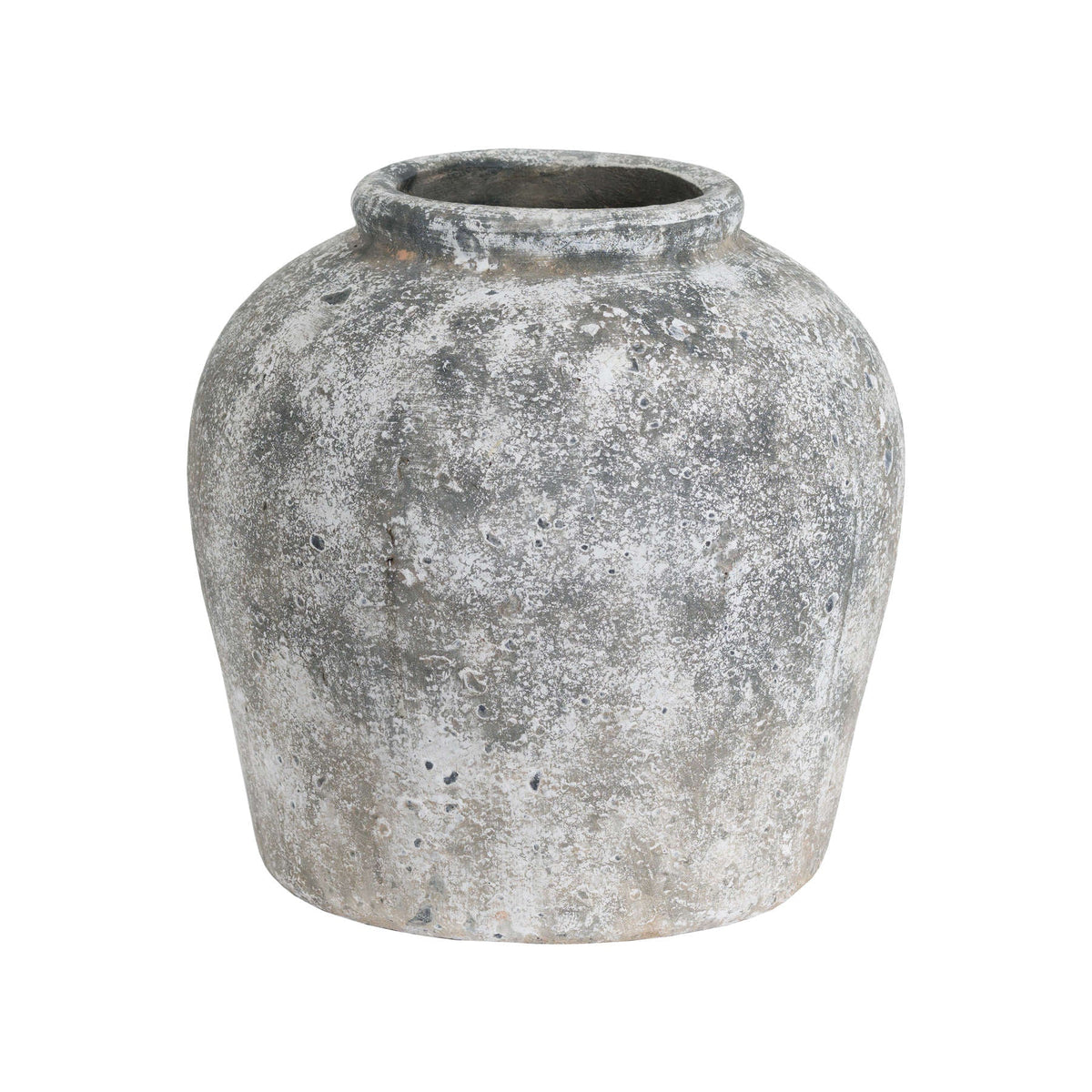 Aged Stone Ceramic VaseSmall.