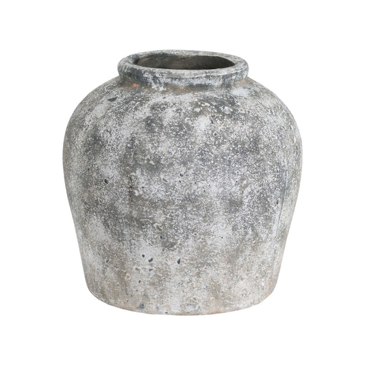 Aged Stone Ceramic VaseSmall.