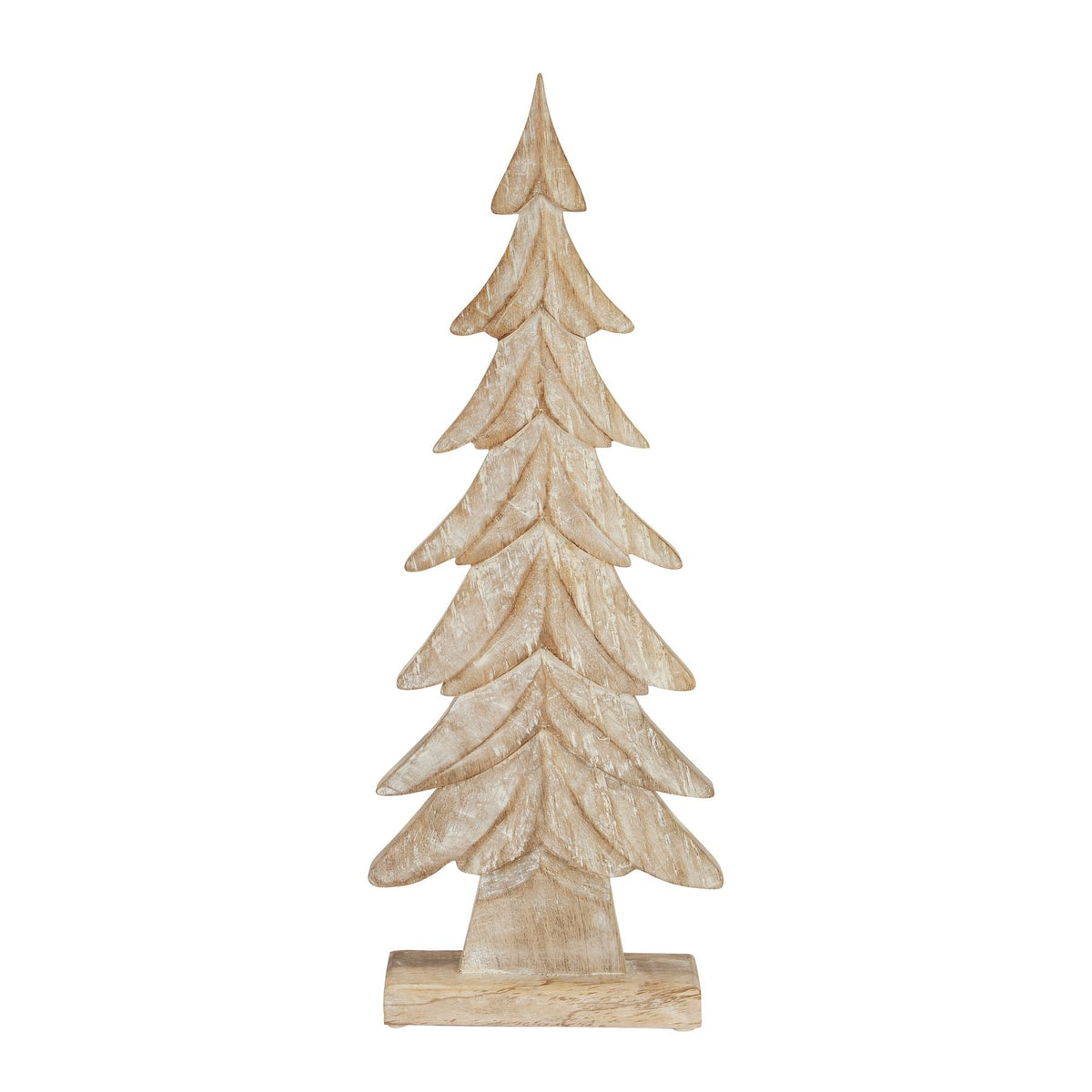 Carved Wood Christmas TreeSmall.