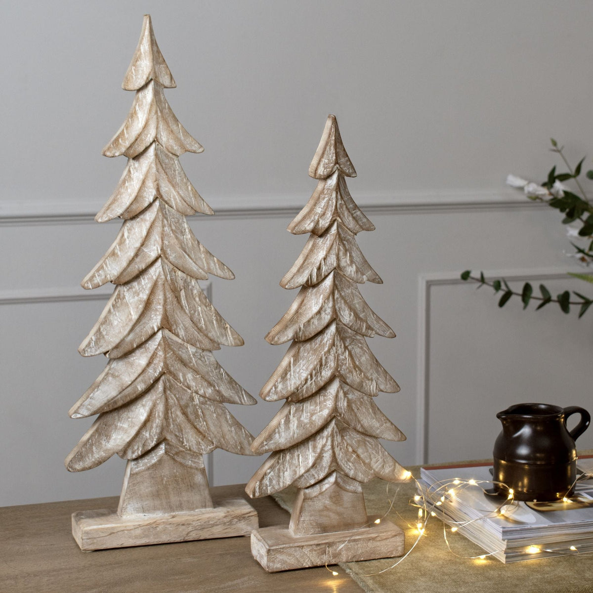 Carved Wood Large Christmas TreeSmall.