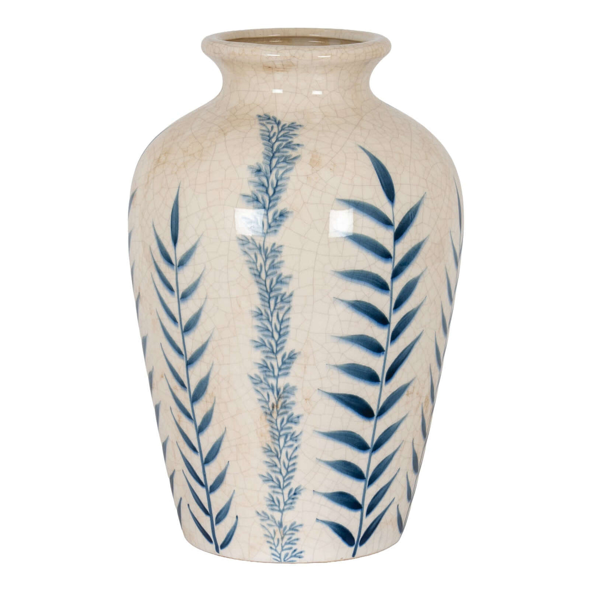Classic Blue Flora Juniper VaseSmall.