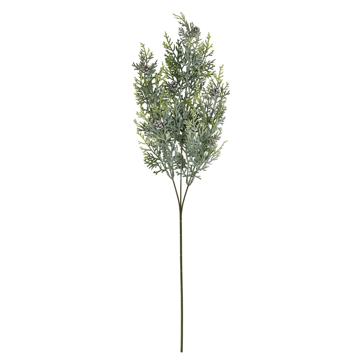 Frosted Pine Tall Stem With PineconesSmall.
