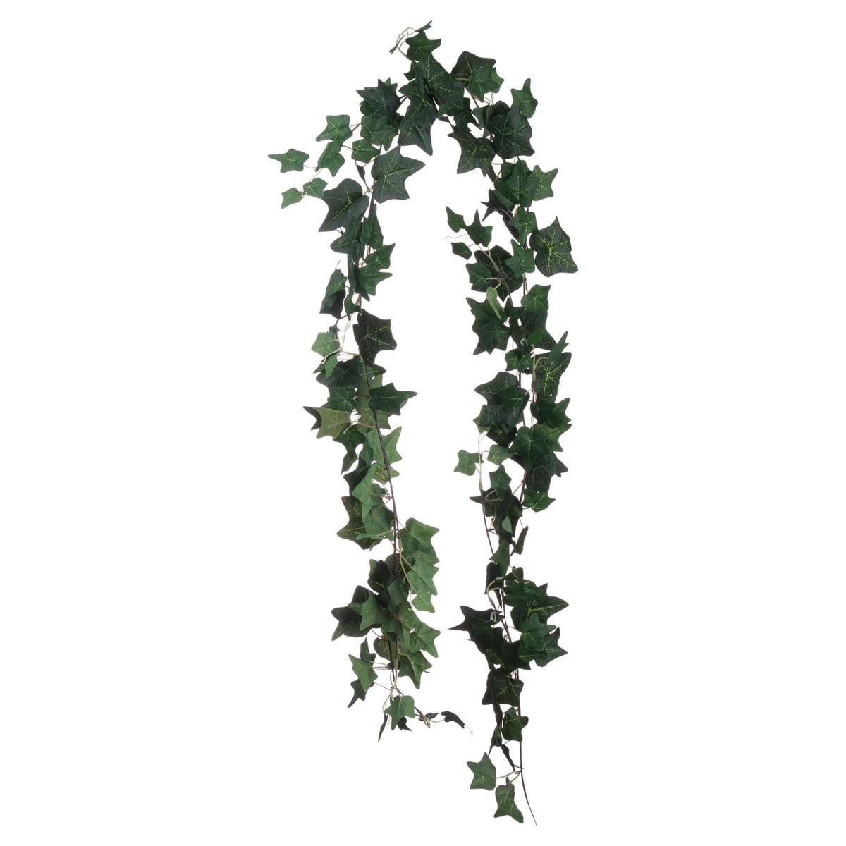 Ivy Garland with lush green leaves cascading elegantly, perfect for decor without watering or maintenance.