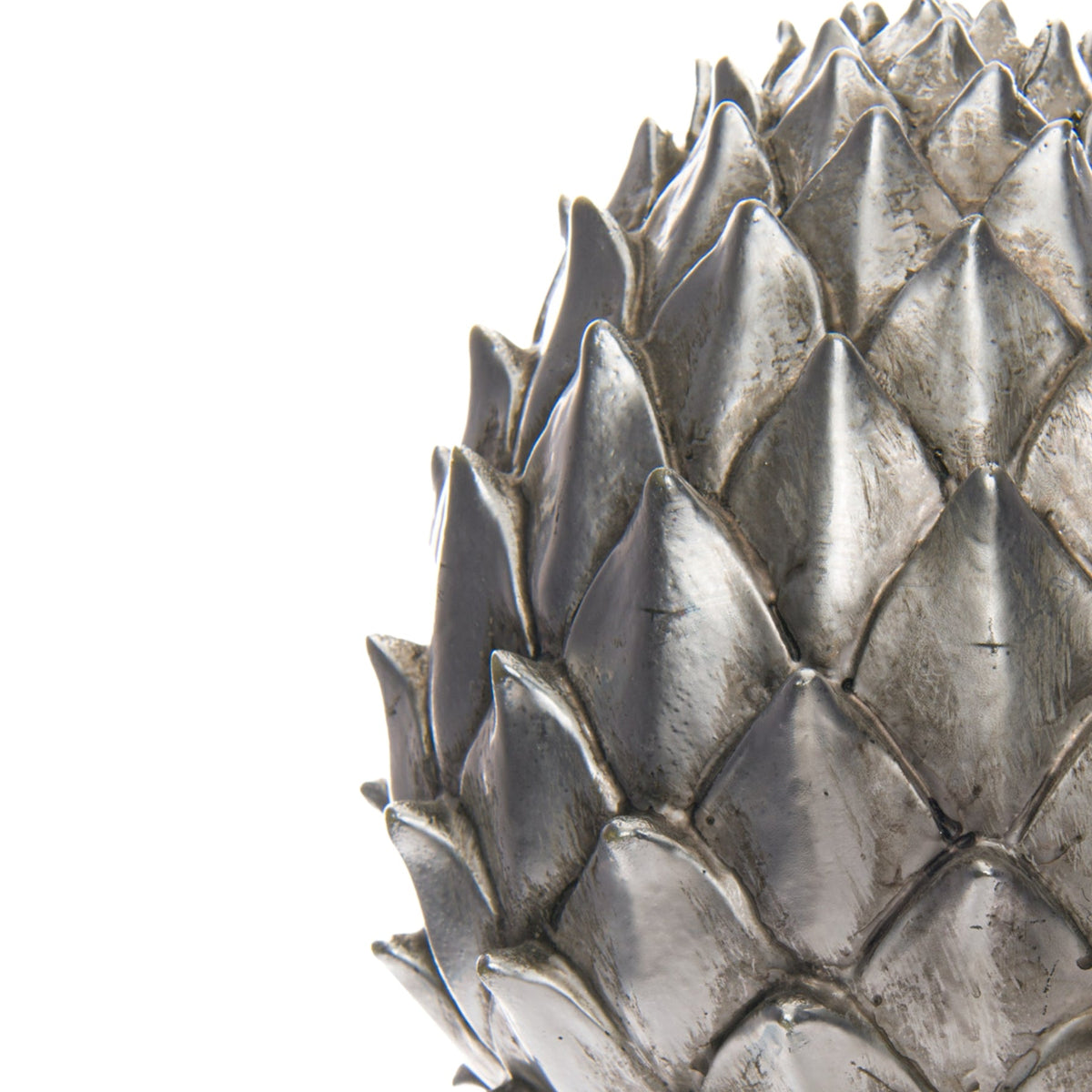 Large Silver Pinecone FinialSmall.