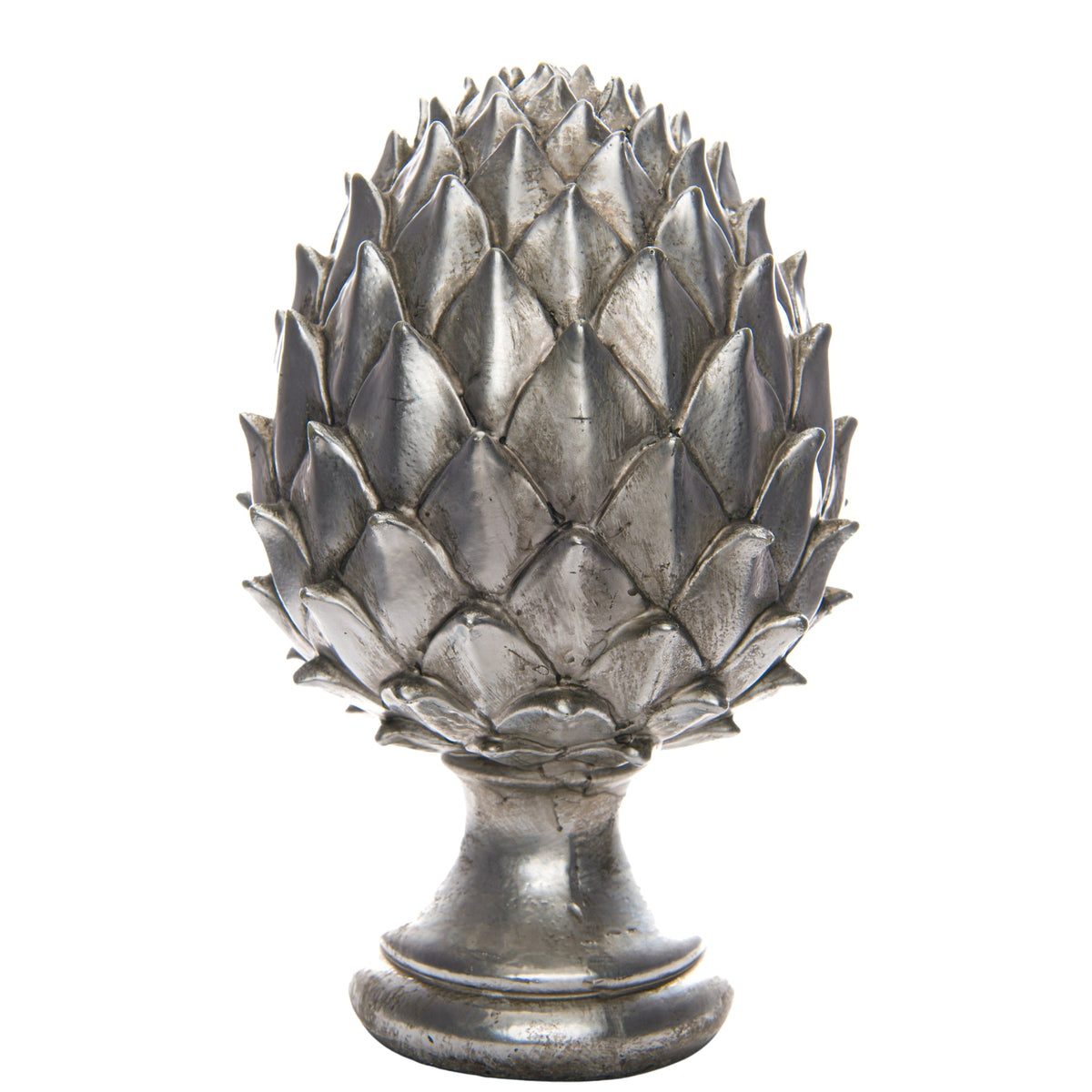 Large Silver Pinecone FinialSmall.