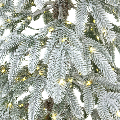 Large Snowy Woodland Pre-Lit 350 Led Christmas TreeSmall.