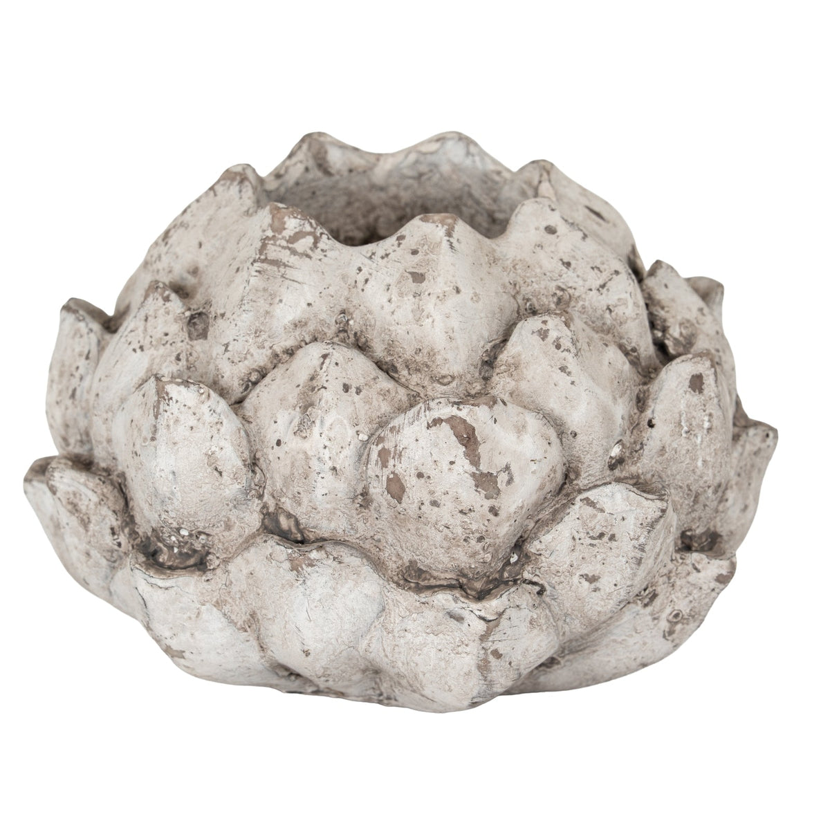 Large Stone Effect Acorn Tea Light HolderSmall.