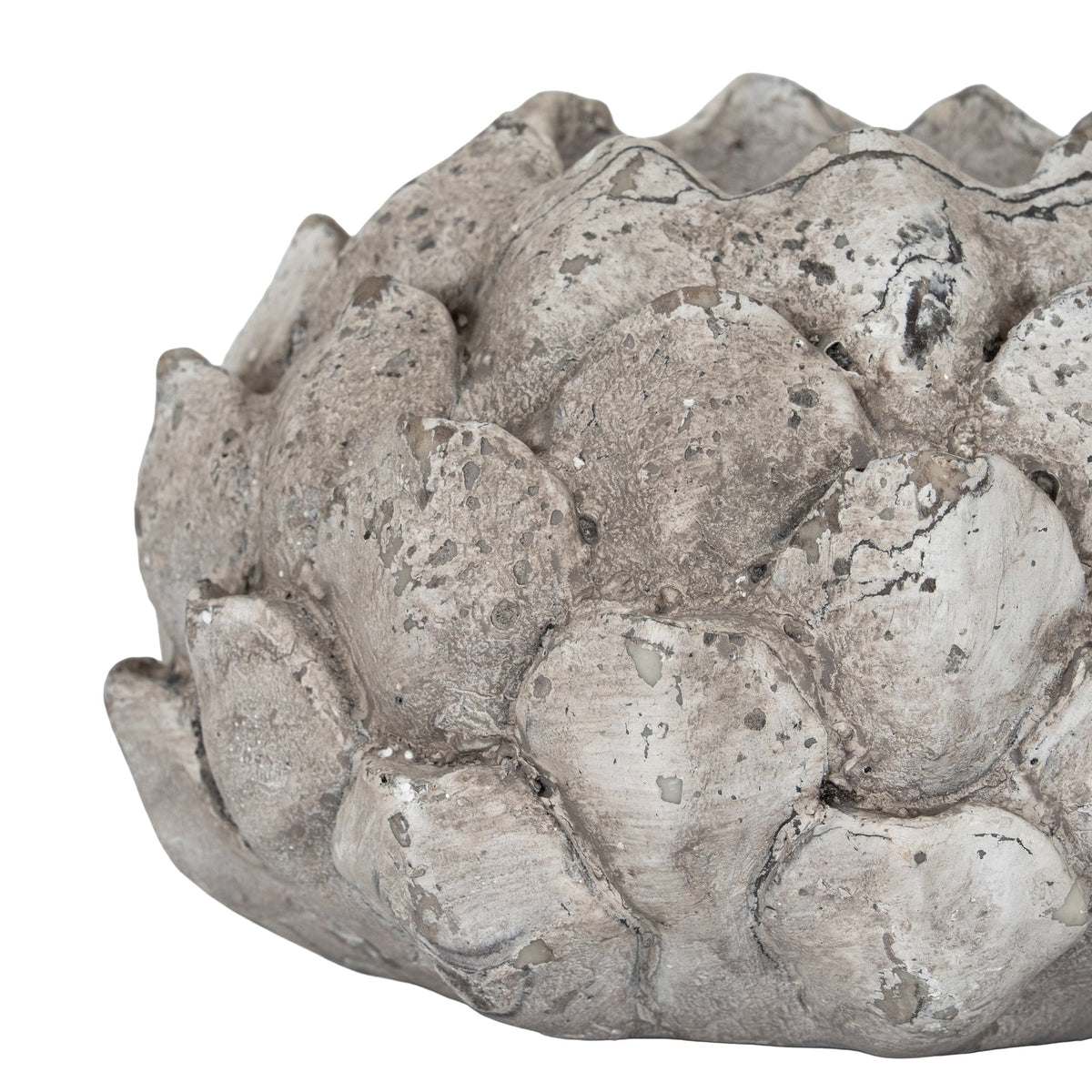 Large Stone Effect Acorn Tea Light HolderSmall.