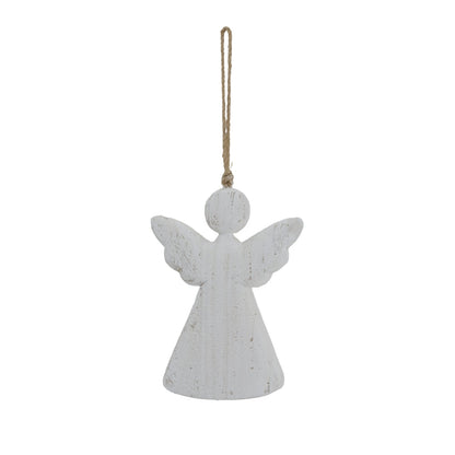 Large Whitewashed Rustic Hanging AngelSmall.