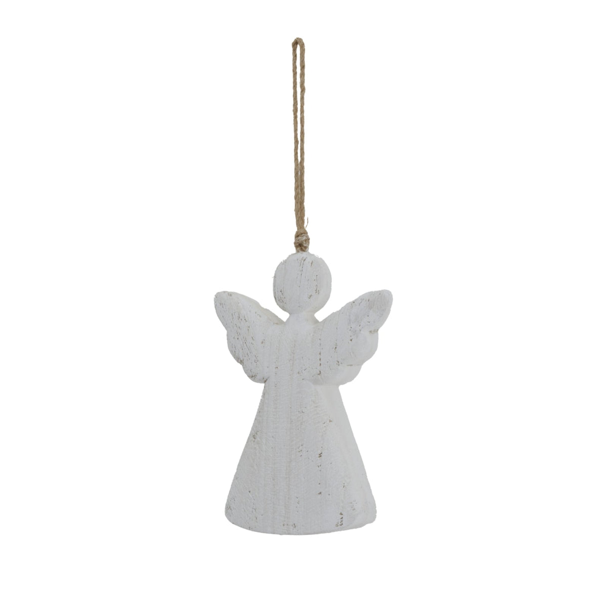 Large Whitewashed Rustic Hanging AngelSmall.