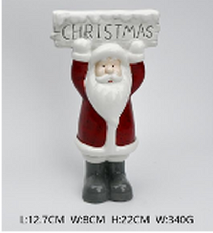 Christmas' Santa in White