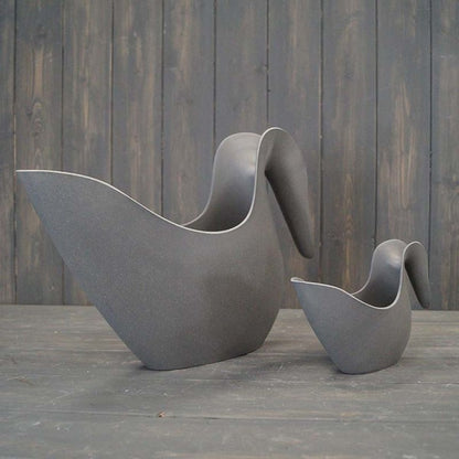 Earthy Anthracite Bamboo Watering Jug - Large