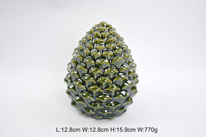 Ceramic Natural Pinecone Decoration Medium