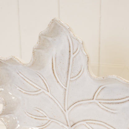 Leaf shape plate