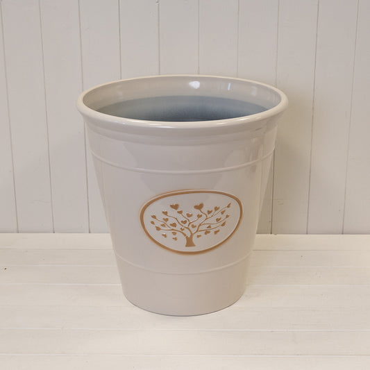 Cream Round Love Heart Tree Planter TD40cm