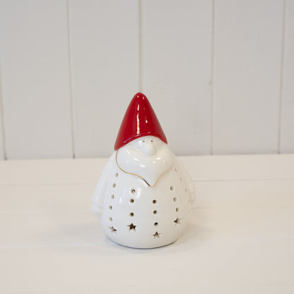 Medium LED Santa Ornament