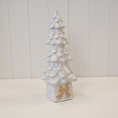 Ceramic Natural Christmas Tree on Box