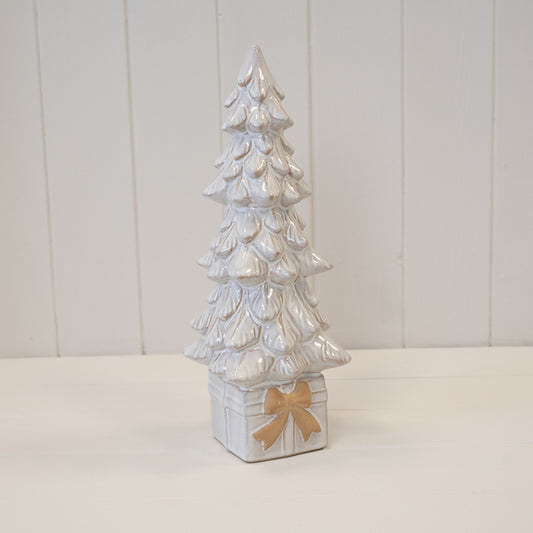 Ceramic Natural Christmas Tree on Box