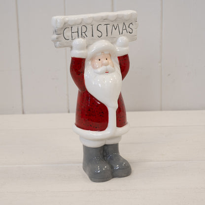 Christmas' Santa in White