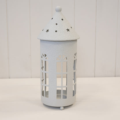 Off White Rounded Tealight House Large