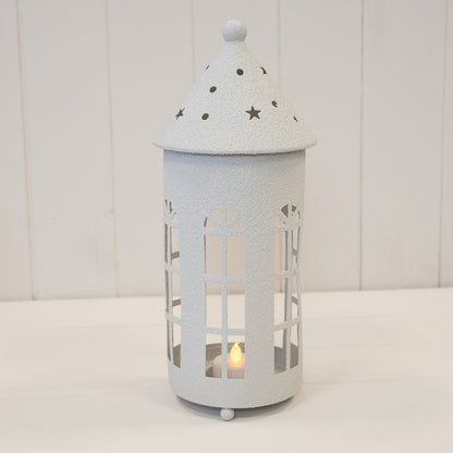 Off White Rounded Tealight House Large