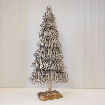 Root Branch Christmas Tree Whitewash
