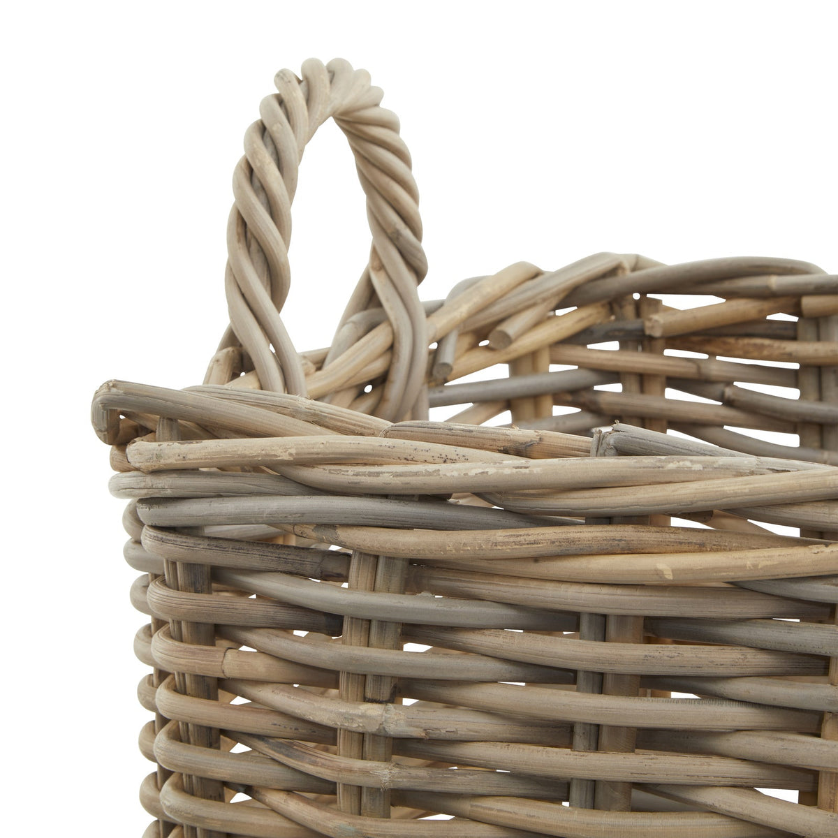 Set of 3 Kubu Rattan Square Storage BasketsSmall.