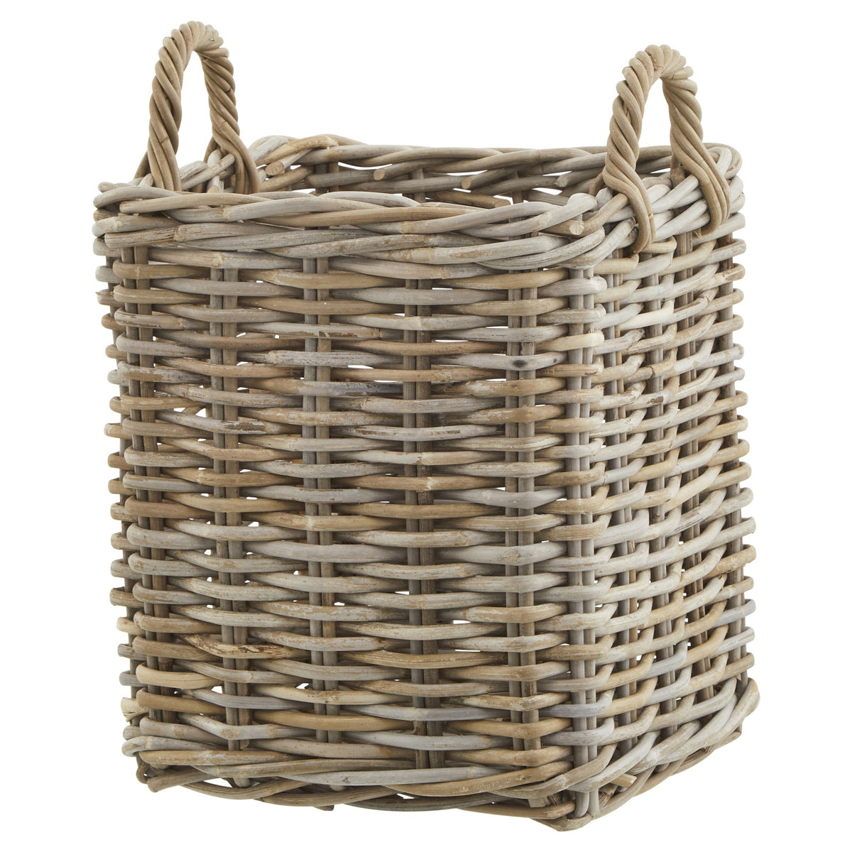 Set of 3 Kubu Rattan Square Storage BasketsSmall.
