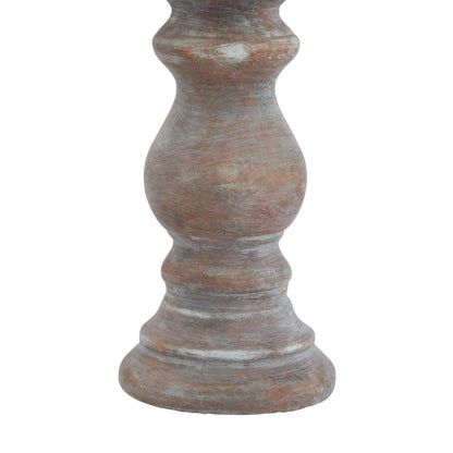 Siena Small Brown Column Candle HolderSmall.