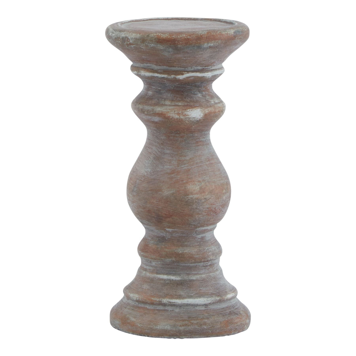 Siena Small Brown Column Candle HolderSmall.