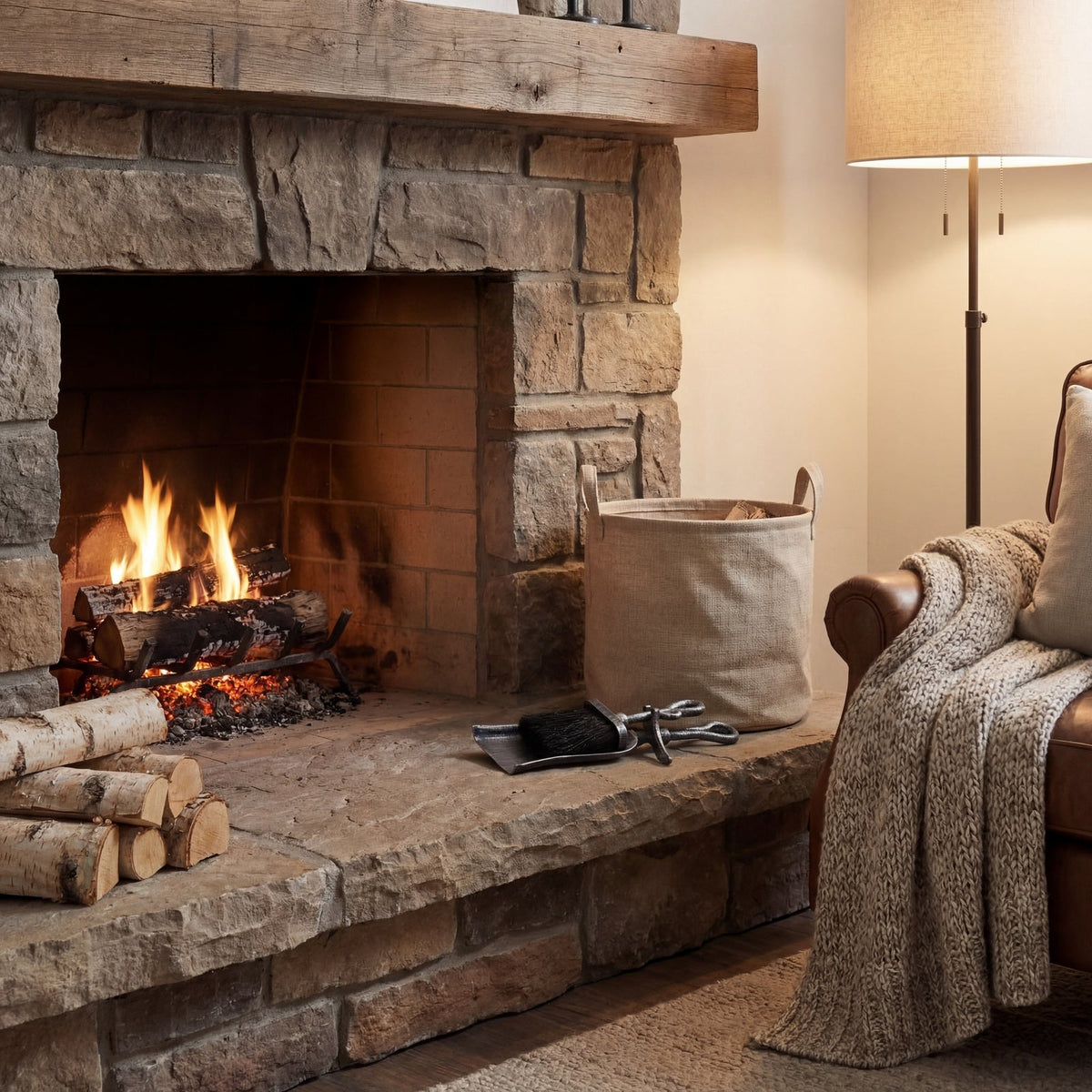 Silver Brushed Steel Crook Top Hearth Tidy SetSmall.