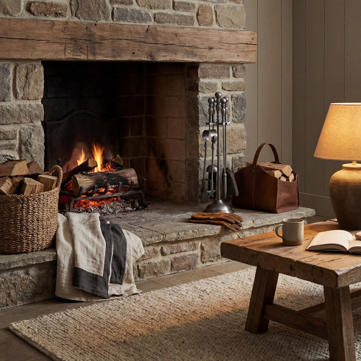 Traditional Companion Set In Antique PewterSmall.